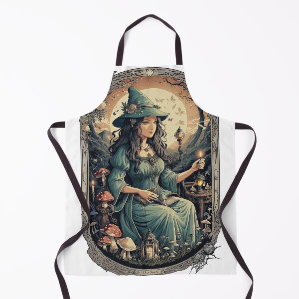 Item preview, Mystical Witch Core Tarot Art - WhimsiGoth Magic Collection designed and sold by FuroAI.
