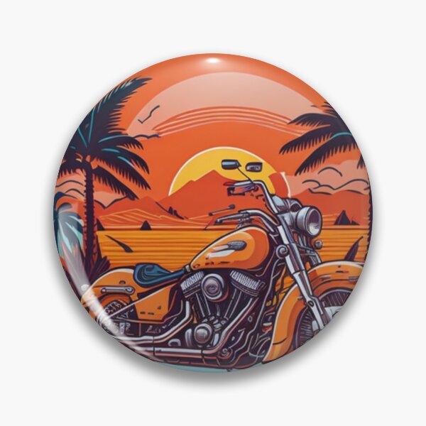 Item preview, Motorcycle illustration, landscape designed and sold by jsebouvi.