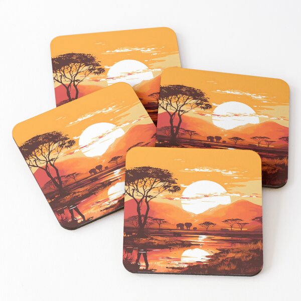 Item preview, African landscape designed and sold by Art91design.