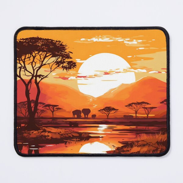 Item preview, African landscape designed and sold by Art91design.