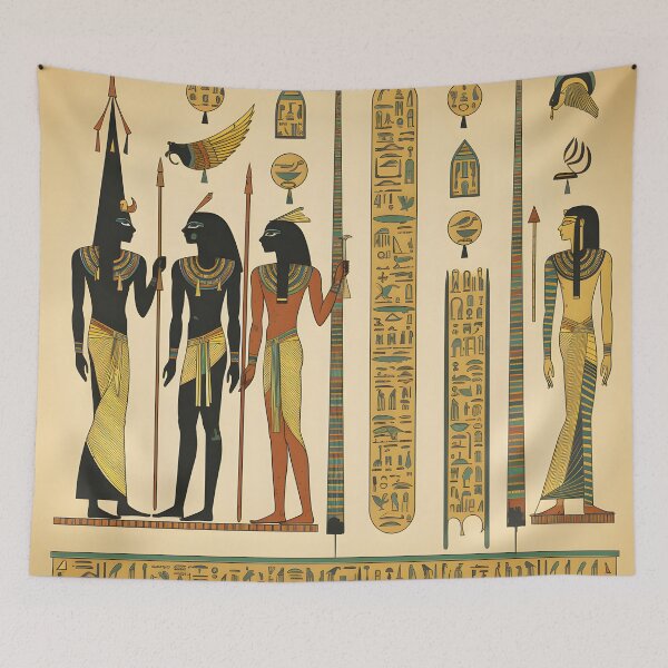 Item preview, Ancient Egypt Seamless Pattern - Timeless Elegance  designed and sold by AlienSkinEyes.