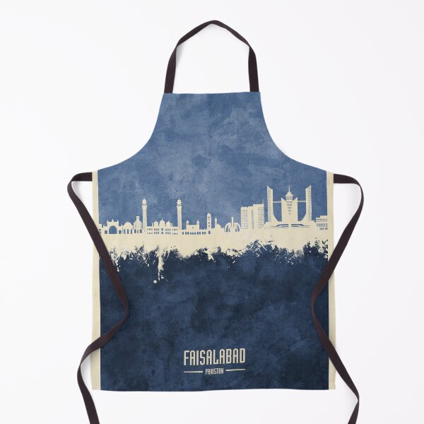 Item preview, Faisalabad Pakistan Skyline designed and sold by ArtPrints.