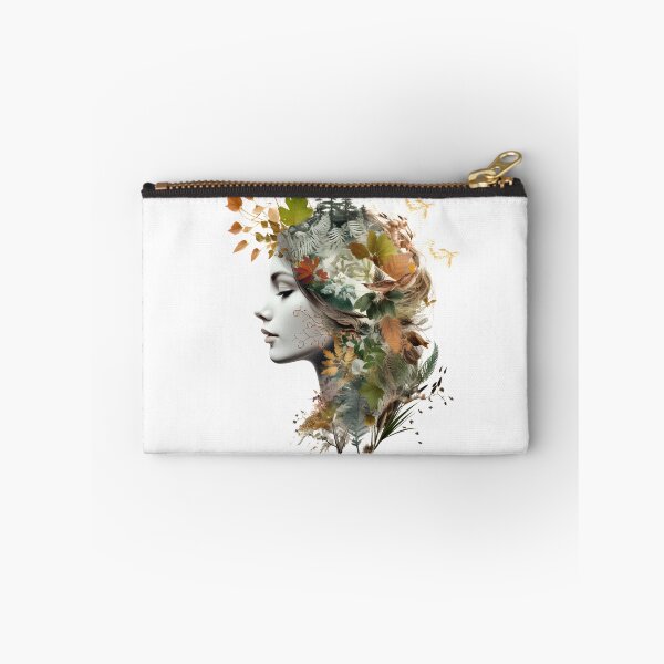 Item preview, Nature girl with leaves designed and sold by naatala.