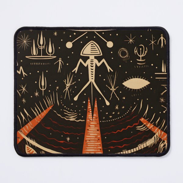 Item preview, Center of the Universe and Aliens Space Map Mural designed and sold by Je-we.