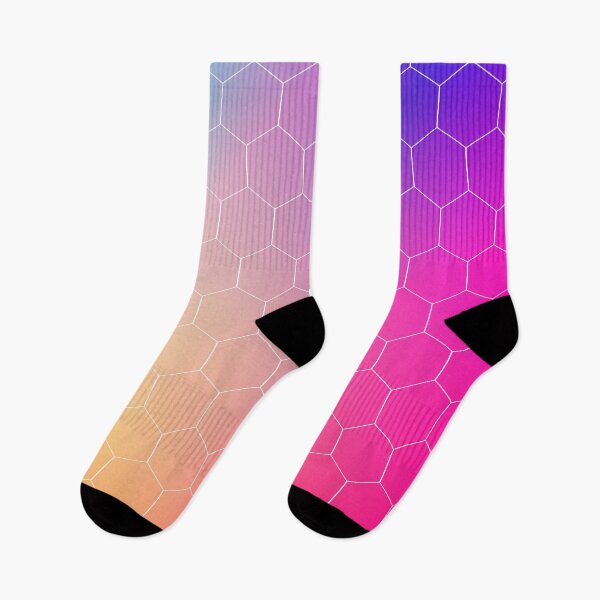 Item preview, Geometric hexagon rainbow pattern  designed and sold by Yaragold.