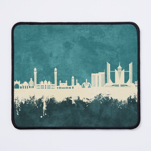 Item preview, Faisalabad Pakistan Skyline designed and sold by ArtPrints.