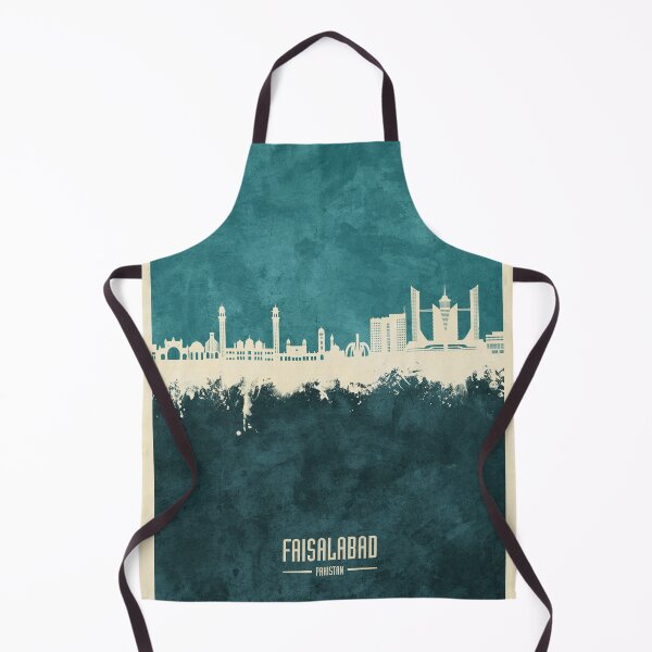 Item preview, Faisalabad Pakistan Skyline designed and sold by ArtPrints.