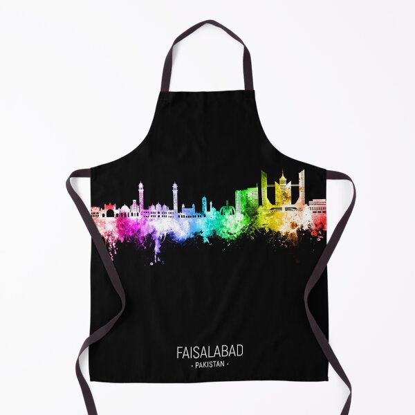 Item preview, Faisalabad Pakistan Skyline designed and sold by ArtPrints.