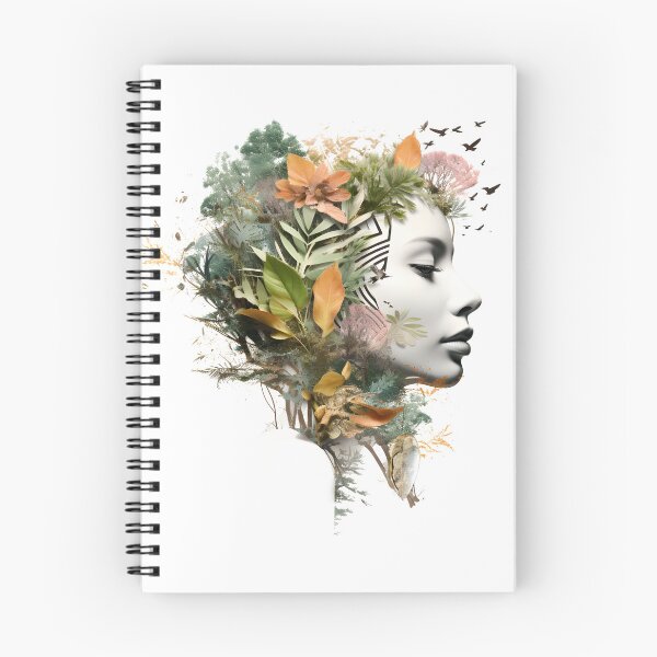 Item preview, Nature girl with leaves designed and sold by naatala.