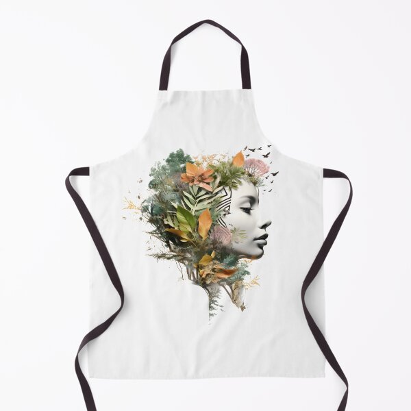 Item preview, Nature girl with leaves designed and sold by naatala.