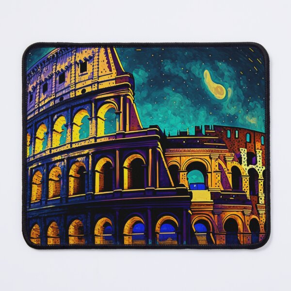Item preview, Dark Rome Colosseum Art - Intriguing Nighttime View designed and sold by JojoArtEvo.
