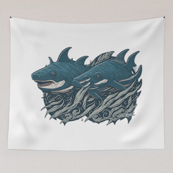 Item preview, Classic Shark Ink: American Traditional Tattoo Collection designed and sold by FashionRex.