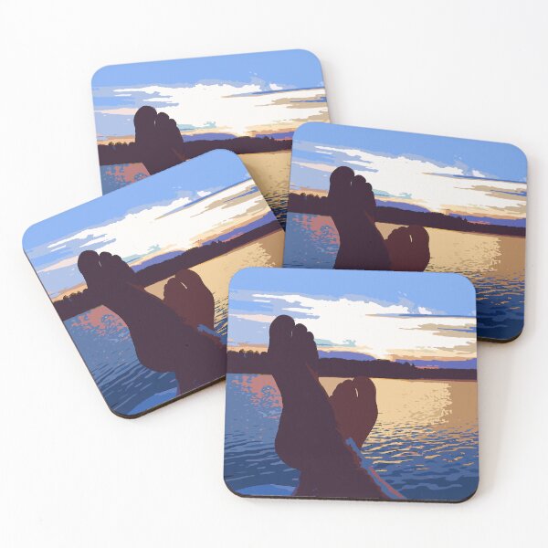 Item preview, Feet in relaxation on sunset. designed and sold by Bradipino.