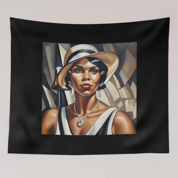 Item preview, Flapper, Art Deco, Modernist, Great Gatsby, Cathy Freeman inspired by style of Tamara De Lempicka 	 designed and sold by WheatDraft.
