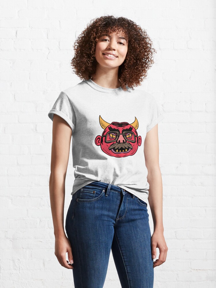 Thumbnail 4 of 7, Classic T-Shirt, The Devil in Disguise designed and sold by Rudy Faber.