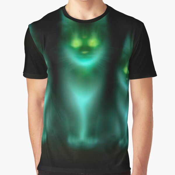 Item preview, The Glowing Feline: Unveiling the Enchanting Bioluminescent Cat designed and sold by VelvetNebula.