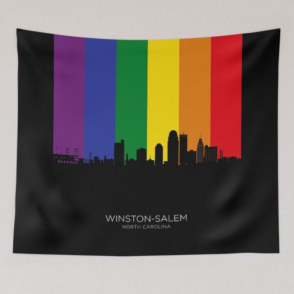 Item preview, Winston-Salem North Carolina Skyline designed and sold by ArtPrints.