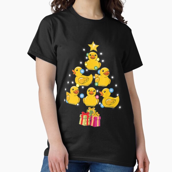 Item preview, Duck Christmas Tree Duckie and Quack Christmas designed and sold by EneidaDestefano.