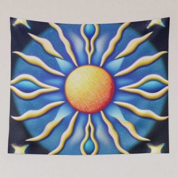 Item preview, Blue sun designed and sold by Roxburylane.