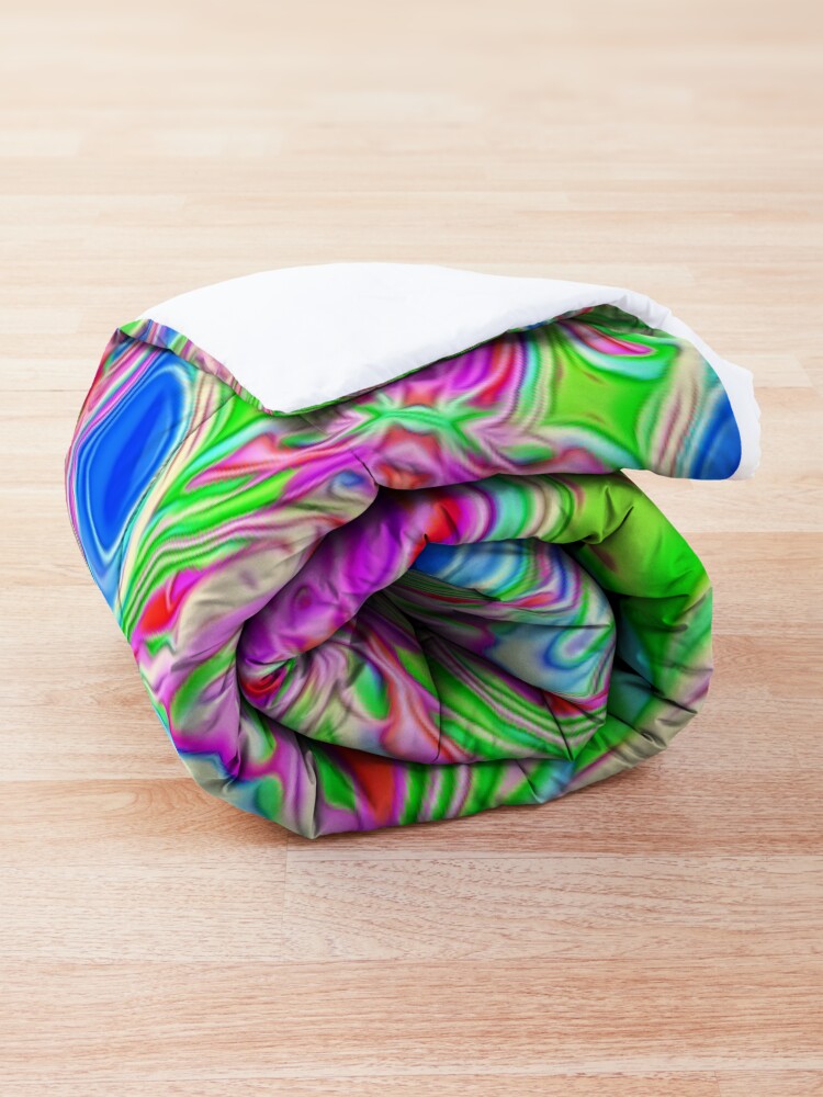 Alternate view of Colors, funky, funky! Comforter