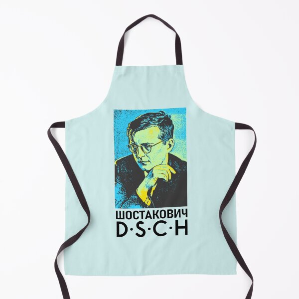 Item preview, Dimitri Shostakovich DSCH in blue designed and sold by Johnieclaire.