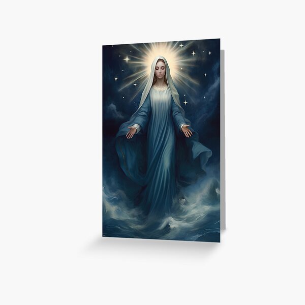 Item preview, Our Lady Star of the Sea designed and sold by SanctifiedSouls.
