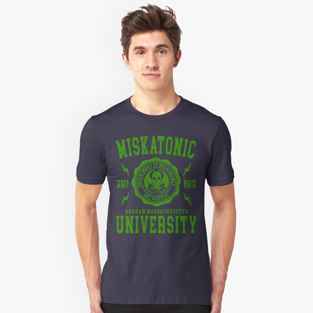 miskatonic university shirt color out of space