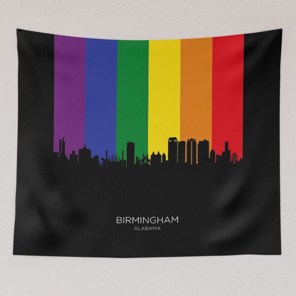 Artikelvorschau, Skyline von Birmingham, Alabama entworfen und verkauft von ArtPrints.