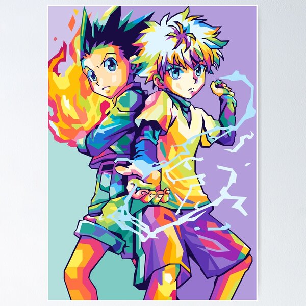 *Legit Poster* Hunter X Hunter Anime Gon Killua Group Key Art Wallscroll  #86928