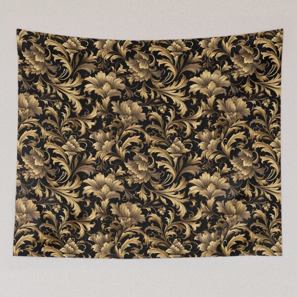 Aperçu de l'œuvre Décor baroque et damassé élégant : motifs ornés vintage créée et vendue par AlienSkinEyes.