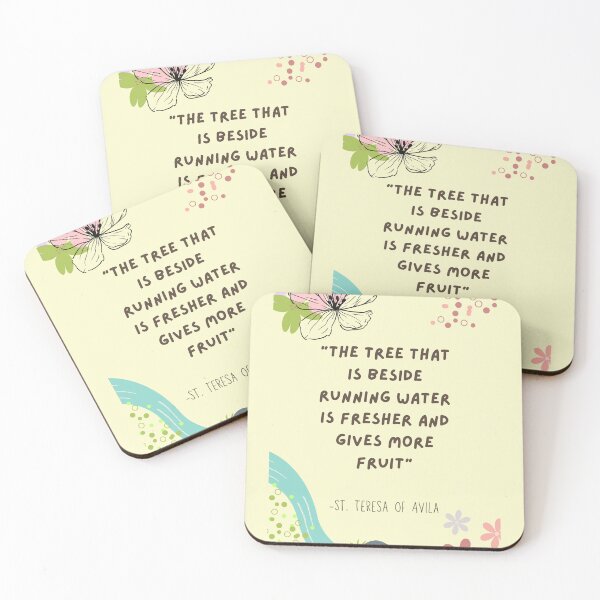 Item preview, St. Teresa of Avila Quote on bearing fruit designed and sold by SabrinaM77.