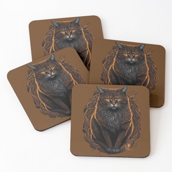 Item preview, Majestic Brown Cat (Brown) designed and sold by AmaziaCo.