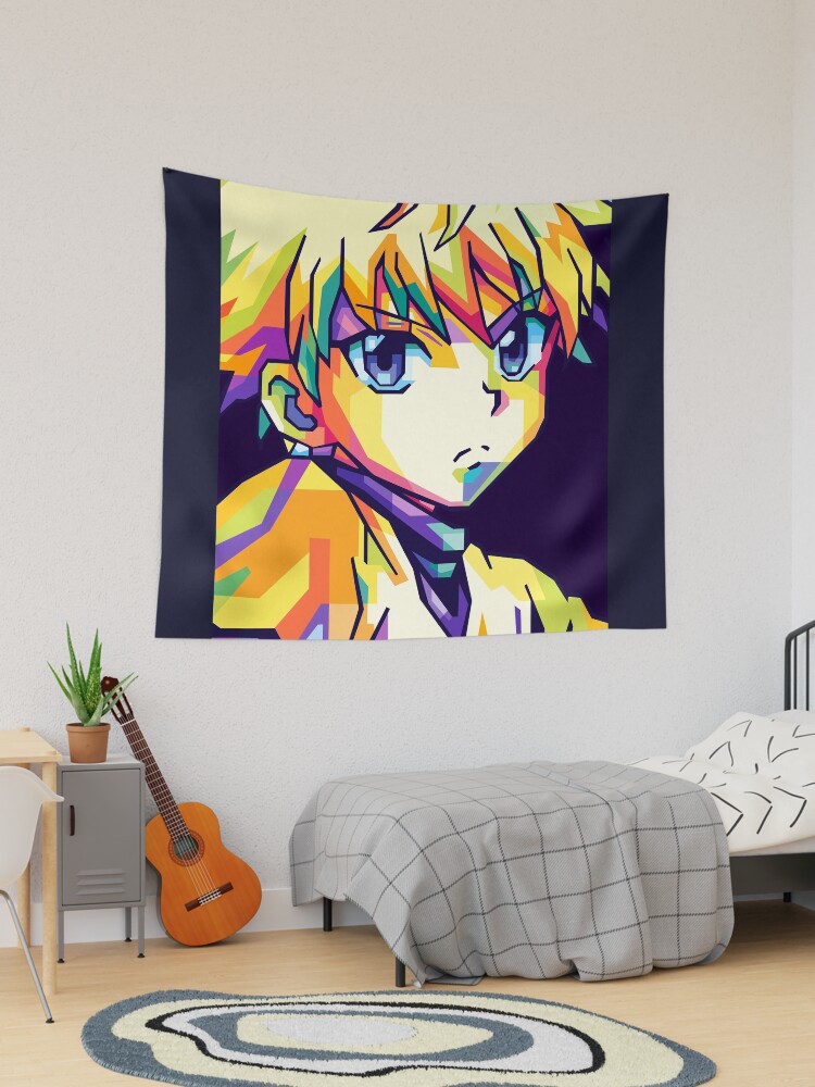 Killua Anime Pop Art Tapestry for Sale by ZeetArt Redbubble