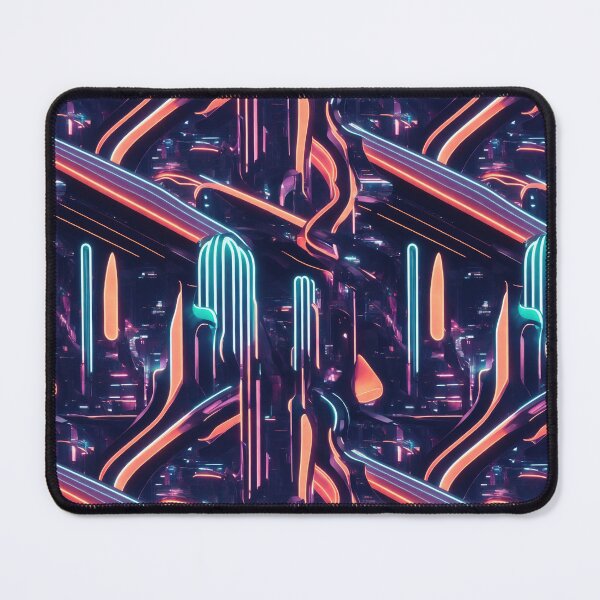 Item preview, Metropolis at night, neon lights, transportation designed and sold by CoolPixels.