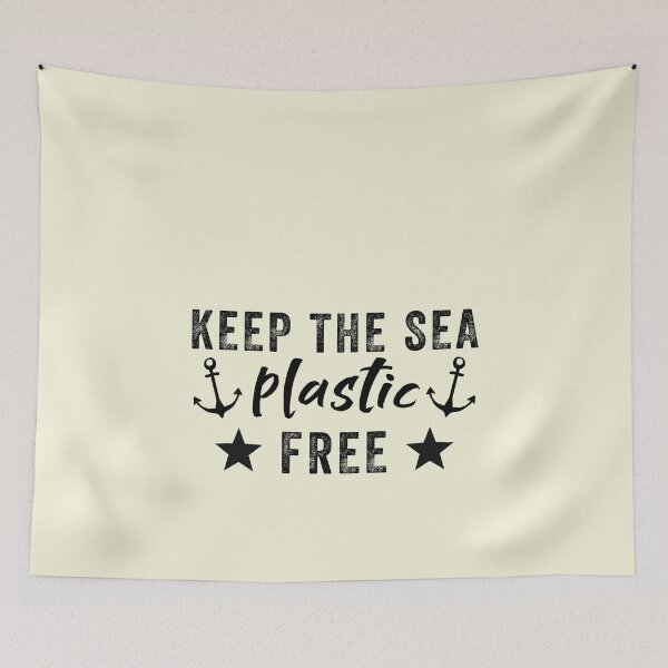 Item preview, Keep The Sea Plastic Free - Recycling designed and sold by Amineharoni.