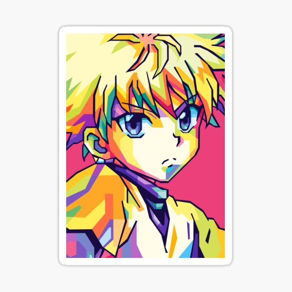 Hunter x Hunter Killua with Big Eyes Sticker - Cool Anime Sticker