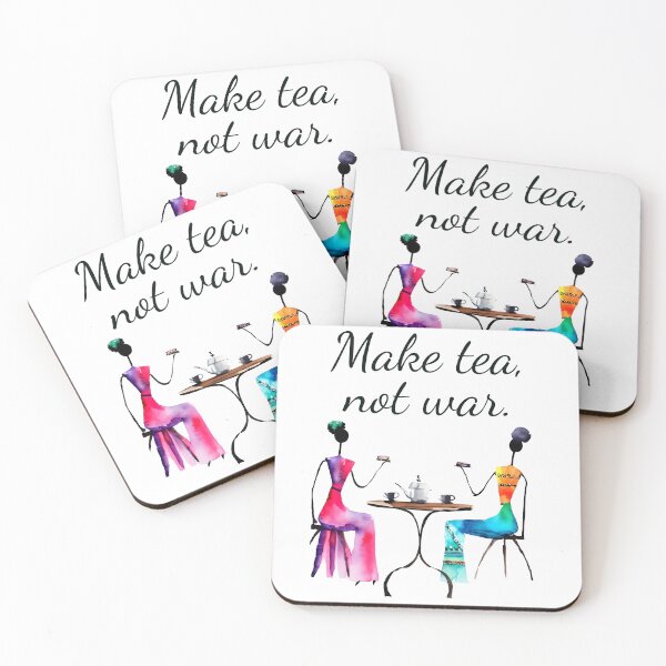 Item preview, Make tea, not war designed and sold by violethue.
