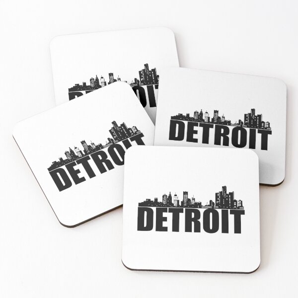 Item preview, Detroit Michigan city skyline designed and sold by yeehawboyy.