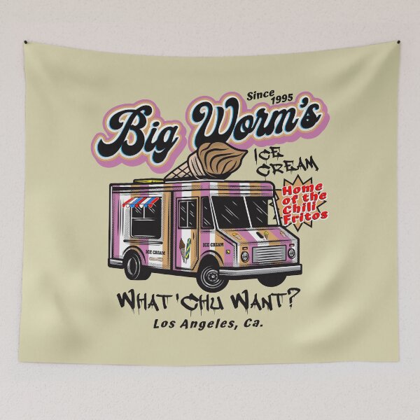 Item preview, Big Worm's Ice Cream Friday Movie designed and sold by Alema Art.