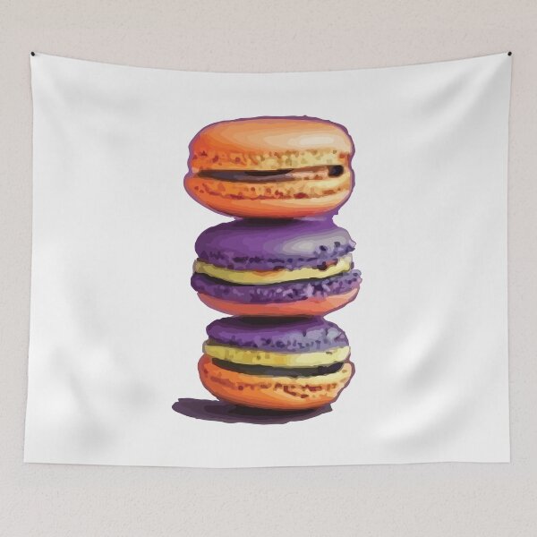 Item preview, A pile of macaron in halloween theme designed and sold by CrazySweets.