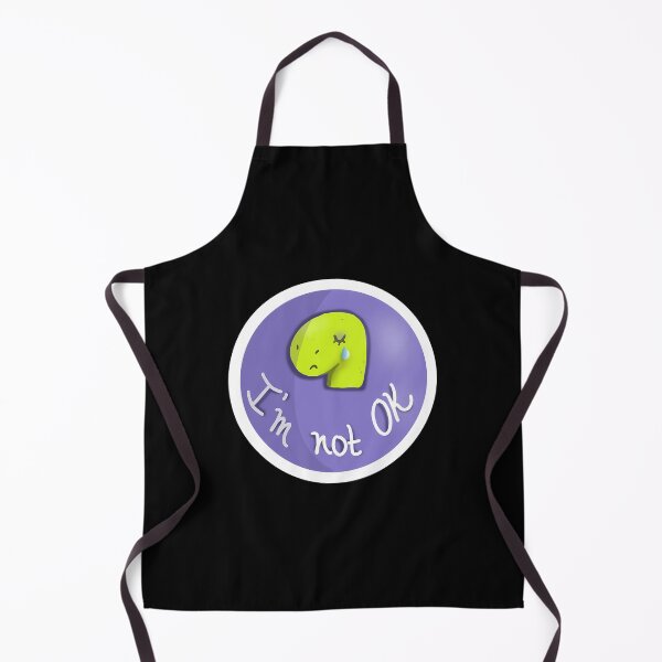 Item preview, I’m not Ok Dino Sticker designed and sold by RoughSwallow.