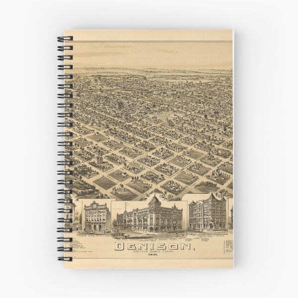 Item preview, Denison, Texas (1891) designed and sold by allhistory.