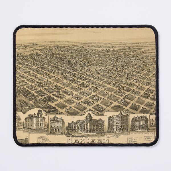 Item preview, Denison, Texas (1891) designed and sold by allhistory.