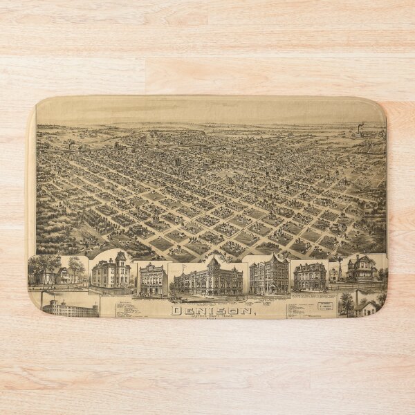 Item preview, Denison, Texas (1891) designed and sold by allhistory.