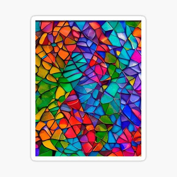 Item preview, The Joy of Color, Mosaic Gift, Gifts for Her, Gifts for Him, Gifts for Artists, Gifts for Painters designed and sold by happiness1000.