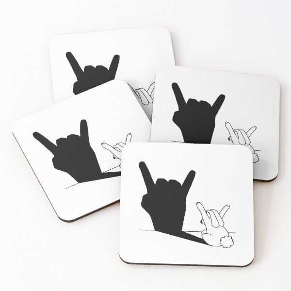 Item preview, Rabbit Rock and Roll Hand Shadow   	 designed and sold by ylodecdtv11.