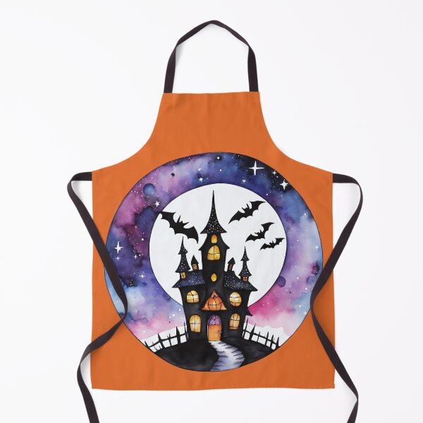Item preview, Moonlit Mischief: Halloween Haunted House designed and sold by ArtsyInventor.