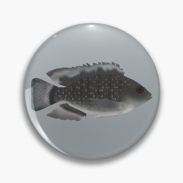 Item preview, Blue Spotted Tilapia designed and sold by fishfolkart.