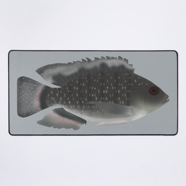 Item preview, Blue Spotted Tilapia designed and sold by fishfolkart.