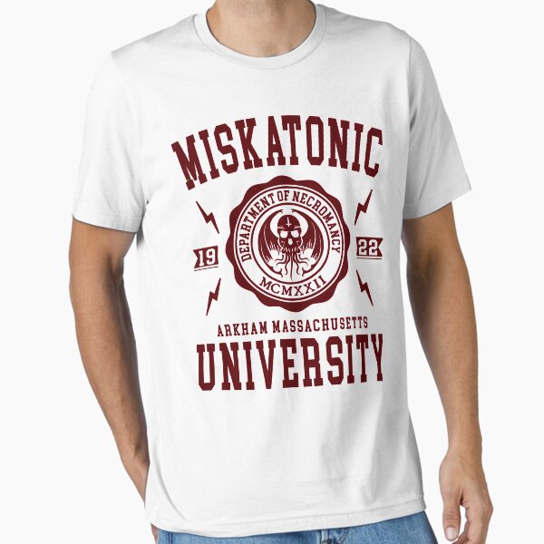 Item preview, CTHULHU - MISKATONIC UNIVERSITY designed and sold by ShirtWreck.